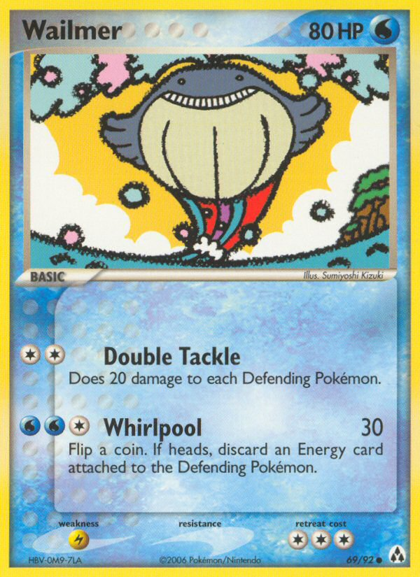 EX Legend Maker Wailmer #69/92